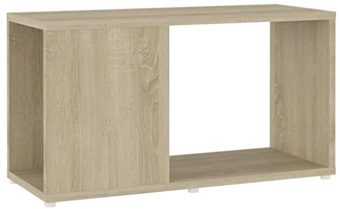 QJBSAVVA Tavolo Tv Mobile Camera da Letto Mobile Ingresso Mobile Sala - Mobile TV Rovere Sonoma 60x24x32 cm in Truciolato per Cucina Camera Da Letto Soggiorno Camera Studio