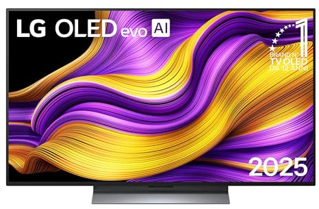 LG OLED evo AI G5 TV 48 pollici, Smart TV 4K, Base da appoggio inclusa, Processore α11 Gen2, Brightness Booster, webOS con AI, Dolby Vision e Atmos, VRR e GSYNC 4K@144Hz, OLED55G56LS 2025