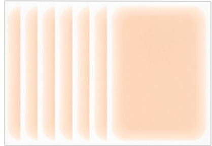 Scar Patches for Face, Waterproof Invisible Strips, 6-Piece Skin Recovery Set, Gentle Adhesive Healing Aid, Breathable Tape, for Postpartum, Arms, Thighs, Legs, Neck, Back, Elbow