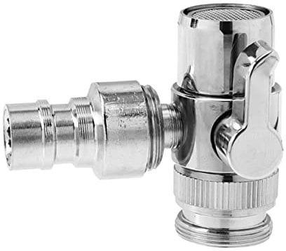 DIYEAH Faucet Splitter Adapter Durable Copper Water Line Connector for Washing Machine Dishwasher Hose Attachment with Leak Design for Easy Installation and Use