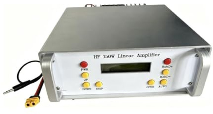 Htuteyy HF Radio Amplifier 150W 1MHZ-30MHZ for FM AM SSB CW FT8 SDR Transceivers Professional -928 Frequency Band Switch Gain