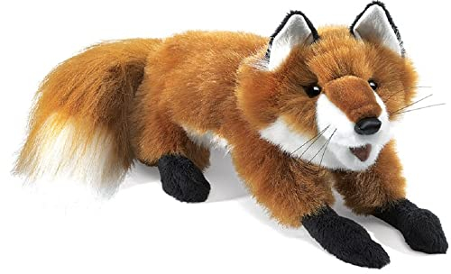 Folkmanis Fox Hand Puppet, Red, 16 Centimeters, Small