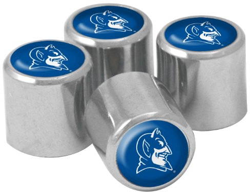 NCAA Duke Blue Devils Ventilkappen aus Metall, 4 Stück