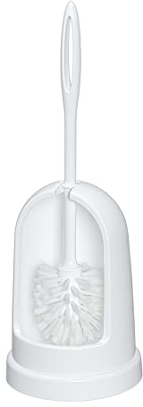 WENKO WC-Garnitur Standard Weiß, Kunststoff, 14 x 40 x 14 cm, Weiß, 40 x 14 x 14 cm