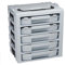 L-BOXX Sortimo L-BOXX i-Rack 5 fach | bestückt mit i-BOXX und Schublade | Instboxenset C3 und B3
