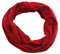 Miobo Damen/Herren Loopschal Snood Schlauchschal Rundschal in vielen schönen Uni-Farben, Rot, 170X60 CM