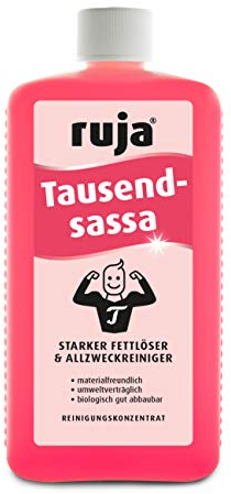 ruja Tausendsassa 1 Liter | Universalreiniger hochkonzentriert gegen Fett & Schmutz | Küchenreiniger, Bodenreiniger und mehr | Allzweckreiniger für den Haushalt