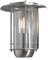 Konstsmide Trento 7565-000 Wandleuchte / B: 21cm T: 17cm H: 25cm / 1x60W / IP23 / Edelstahl / klares Acrylglas