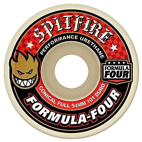 Spitfire F4 101D CONCL 4 Stück Skateboard-Räder, Unisex Erwachsene, Mehrfarbig