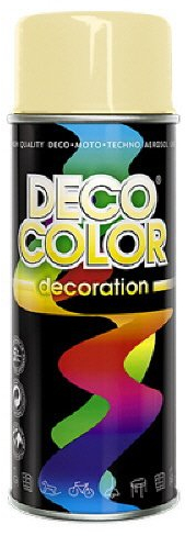Deco Color DC Lackspray glänzend 400ml nach RAL freie Farbauswahl (hellelfenbein glanz RAL 1015)