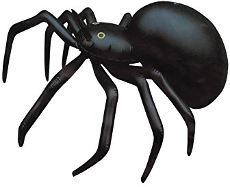 PEEKS Halloween Dekorationen Dekorative Große aufblasbare Blow Up Spider 91 cm
