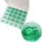 CKPSMS Marke -Wasserfarbene Spulen mit Gewindeloch Kompatibel mit Husqvarna Viking # 4123078-GS, 4131825-45,4125615-45 (25PCS/box Green bobbins)