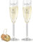 Leonardo Champagne Glasses Set - Goodbye Reality - Unicorn Gift - Funny Gift