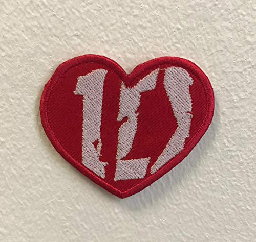 One Direction 1D Art Abzeichen Patches zum Aufbügeln oder Aufnähen, bestickt