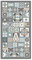 Panorama Alfombra Vinílica Salón - Varios Tamaños - (Estilo Hidráulica Color Azul 300x200 cm)