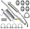 Auspuffanlage Schalldämpferset Auspuff für Opel Corsa C 3 III 1.2 16V