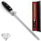 SWYSH 8 Knife Sharpeners Diamond Steel - Kitchen Knife Sharpener Rod for Sharpening Chef Kitchen Knives - Ceramic Honing Steel Helps Restore to Sharp Blade with Honing Guide & Gift Box