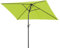 Schneider Parasol rectangulaire Bilbao Vert Pomme 210 x 130 cm 621-78 Cadre en Acier Toile Polyester 4,3 kg