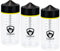 Copackr Chubby Gorilla V3 Tropfflaschen - Perfekt für Reisen - Flüssigkeitsflaschen - mit kindersicherer Kappe - 3er-Set (200ml)