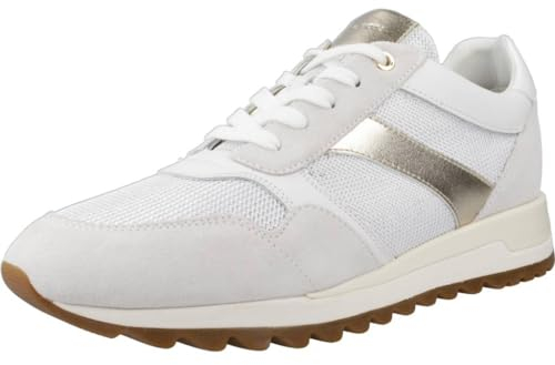 Geox Damen D TABELYA Sneaker,Off White,40 EU