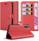 Cadorabo Estuche Compatible con Realme X2 / XT/OPPO K5 en Rojo CARMÍN - Funda Protectora con Cierre magnético, función Stand y Ranura para Tarjetas