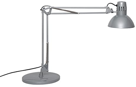 MAUL LED Schreibtischlampe MAULstudy | Verstellbare Stehlampe mit Gelenkarm für Büro, Arbeitszimmer und Schreibtisch | Elegante Bürolampe aus Metall | Exklusive LED-Leuchtmittel | Silber