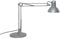 MAUL LED Schreibtischlampe MAULstudy | Verstellbare Stehlampe mit Gelenkarm für Büro, Arbeitszimmer und Schreibtisch | Elegante Bürolampe aus Metall | Exklusive LED-Leuchtmittel | Silber