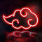 Led Cloud Light Neon Sign - Anime Gifts for Gamer Birthday, USB Powered Cloud Night Light with Dimmer Switch for Boys Bedroom Gamer Room Man Cave Party Wall Decor（Red）