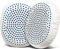 SOULWIT Earpads Replacement for Skullcandy Riff, Riff2 Wired/Wireless On-Ear Headphones, Ear Pads Cushions with Softer Leather, Noise Isolation Foam (White)