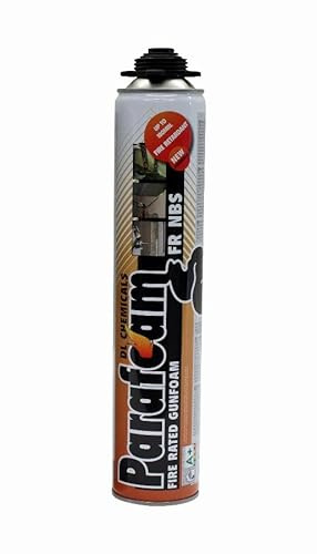 Mousse PU pistolable Parafoam FR NBS coupe feu DL CHEMICALS - Cartouche de 750ml - Lot de 12-0900026N000049