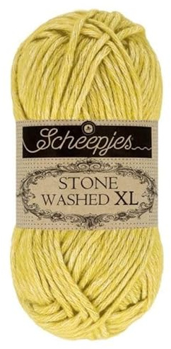 Scheepjes - Scheepjes Stone Washed XL 852 Lemon Quartz Yarn - 10x50g