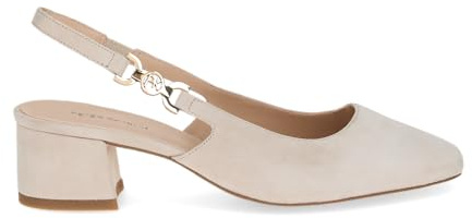 Peter Kaiser Damen - Peeptoes & Slingpumps 79541 in beige Rauleder