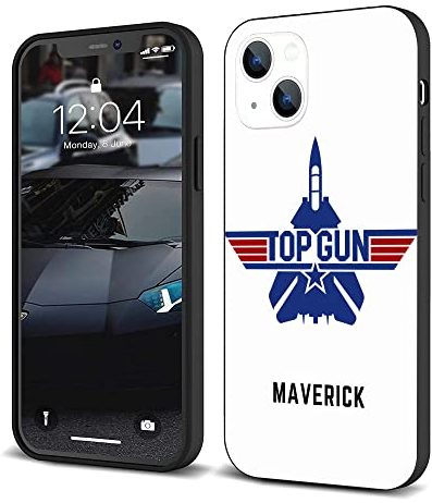 ZHETUODANG Modische iPhone 13 Hülle Stoßfeste Abdeckung Schöne klassische Muster stilvolle TPU Hülle (Action-Drama-Top-Gun-Maverick-1)