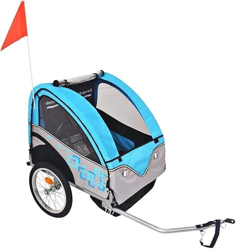 HACSYP Kinderfahrradanhänger Fahrrad Kinderanhänger Tragkraft 30kg Sporting Outdoor Cycling Fahrradanhänger