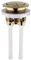 Taps2Traps® Brushed Brass Effect Universal Toilet Dual Flush Button Fit 38mm Cistern Hole