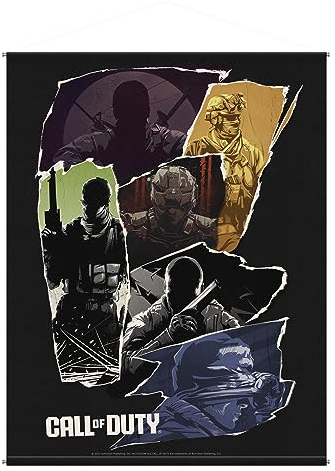 DPI Merchandising Canvas Poster 'Keyart Collage' - Offiziell lizenziert von Activision - Wohnzimmer - Call of Duty
