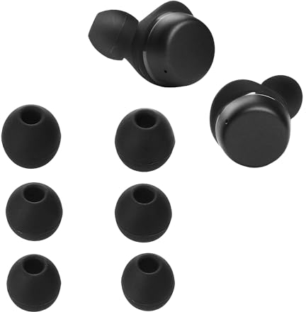 kwmobile 6X Polster kompatibel mit JBL Tour PRO+ - 3 Größen - Silikon Ohrstöpsel In-Ear Kopfhörer
