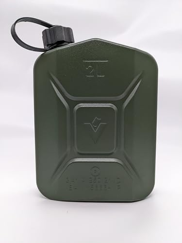 Bidon de carburant en acier de 2 litres