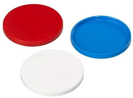 SAZZ17 Can Lids for Tins | Tin Covers | Plastic Can Caps (2 Pack)