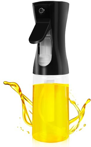 GC GLOBALCOMMERCE Spray Olio Nebulizzatore per Cucina, Oliera di Vetro