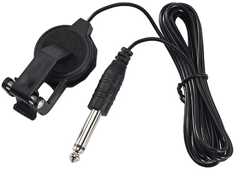 Swiixxer Clip-On Pickup Fuer Akustikgitarre Mandoline Banjo Ukulele Violine Bouzouki Laute