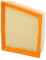 Hihaha Filtro dell'aria del motore per auto N. 8V219601AA per Ford Fiesta Mk7 1.25L 1.4L 1.6L Filtro dell'elemento a lunga durata Pulitore dell'aria 1 pezzo