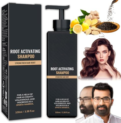 Root Activator Shampoo, Natural Hair Growth Shampoo 100ml, Gegen Haarausfall Reparierendes Pflegeshampoo, Haarpflege Promotes Hair Growth Frauen Herren (PACK 1/Erlebnispaket)