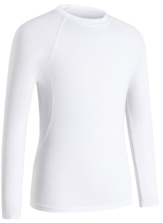HYCOPROT Kompressionsshirts für Jungen Kompression Shirt Kind Unterhemd Sportliche Unterziehshirt Base Layer Atmungsaktives Funktionsshirt Basisschicht Top Schnell Trocknend Atmungsaktiv Shirt