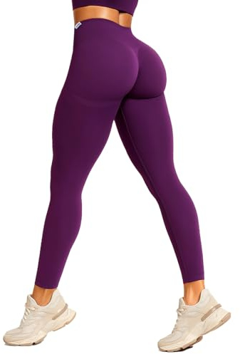SMILODOX Leggings Damen Amaze Pro mit Scrunch, Butt Lift Sporthose High Waist V-Shape Trainingshose Seamless Blickdicht Yogahose Für Sport Fitness Alltag