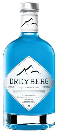 Dreyberg | Liquid Edelweiss | 700 ml | Natürliche Zutaten | Mit 3-fach destilliertem Vodka | Erfischend & nicht zu süß