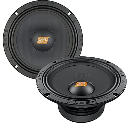 Hertz SV 200.1 – SPL-Midrange-Paar 200 mm mit belüftetem Korb, verstärkter Struktur und steifem Zellulose-Konus, 500W max