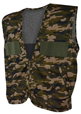 Quietwear CAMO VEST-BRN CAMO