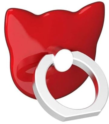 MuStone Support de téléphone portable pour téléphone portable, anneau de doigt universel pour smartphone Motif animal chat Béquille pour iPhone XS X 8 7 6 6S 5 5C 5S, Samsung Galaxy S9 S8 S7Edge S7