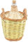 Cesteria Aparici - Garrafa forrada de caña y mimbre 8L (29x40 cm) M1037CM-8. Damajuana decorativa hecha a mano, ideal para agua, almacenamiento rústico, sostenible y decoración artesanal única